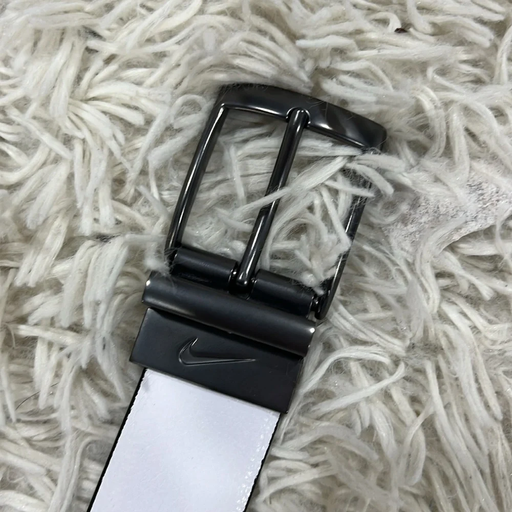 Nike Baseball Belt white and black
